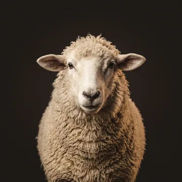 Domestic sheep portrait